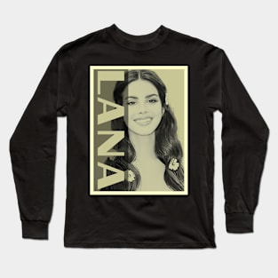 Smooth Details - Lana Smiley Del Rey Long Sleeve T-Shirt